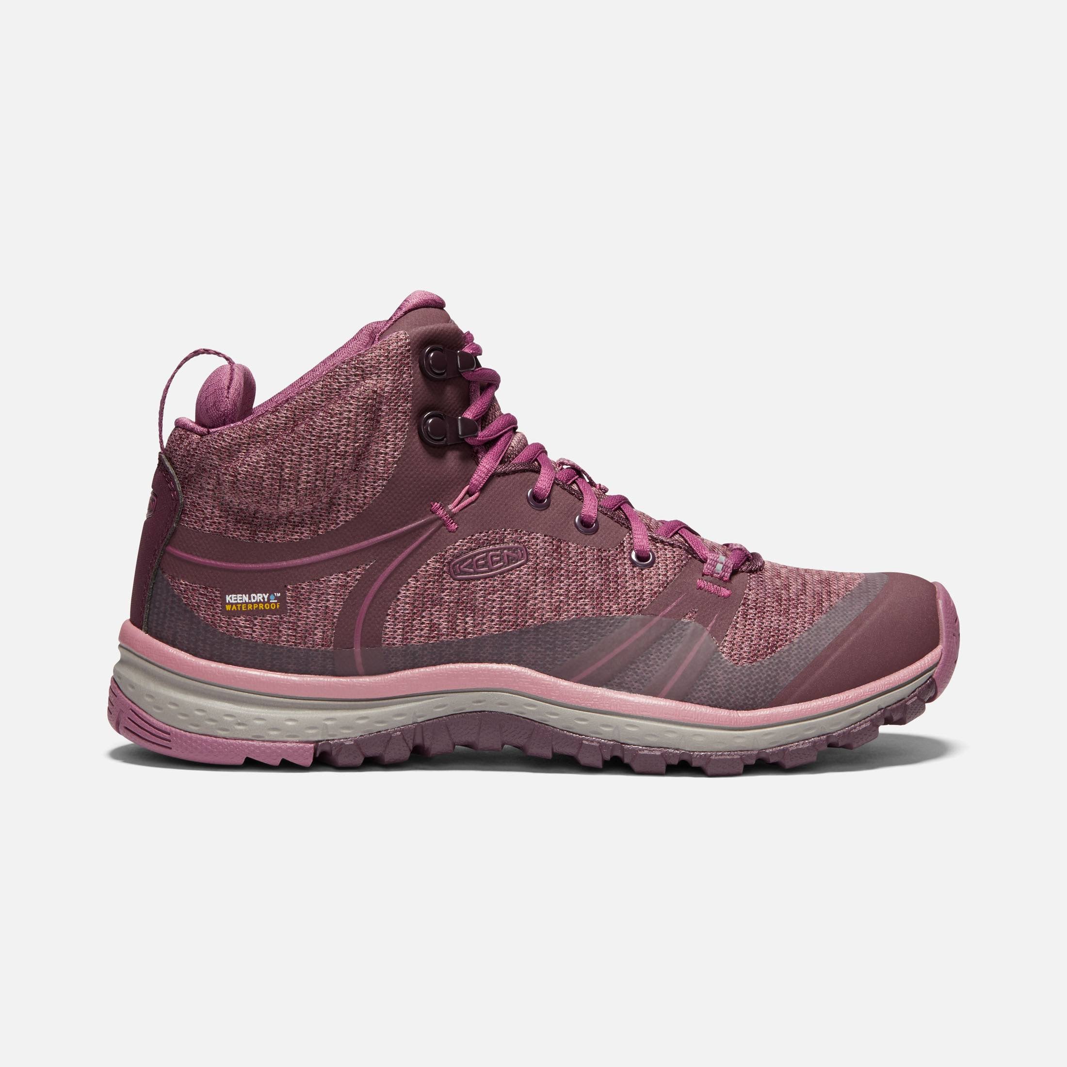 KEEN Terradora Mid Waterproof Boot - Wine Tasting /Tulipwood