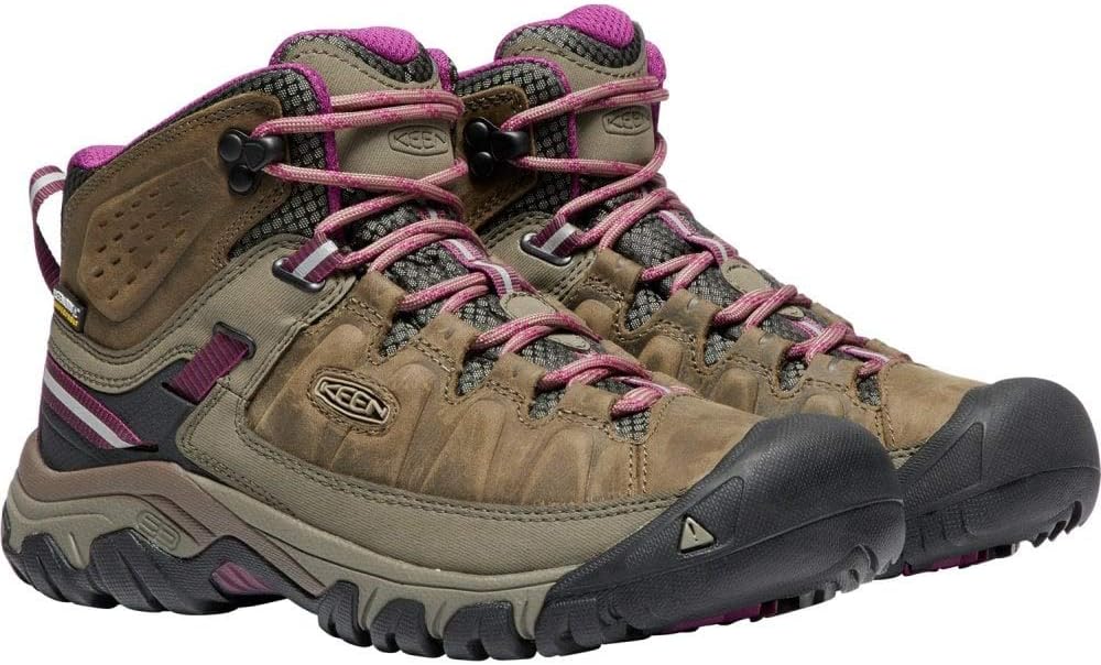 KEEN Targhee II -  Black Olive/Slate Rose