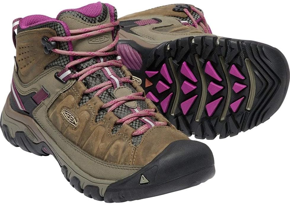 KEEN Targhee II -  Black Olive/Slate Rose