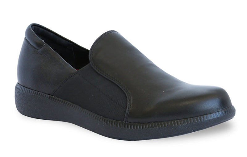 Women's Munro Clay Slip On - Black Leather