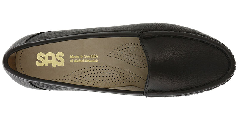 SAS Twin Slip On Loafer - Black