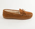 Guy's Minnetonka Pile Lined Hardsole Moc Slipper - Brown