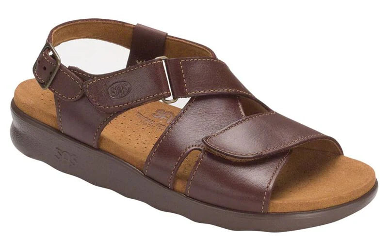 SAS Huggy Cross Strap Sandal - Cinnamon