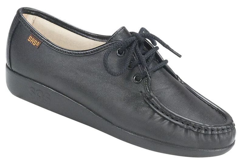 SAS Siesta Lace Up Loafer - Black Black