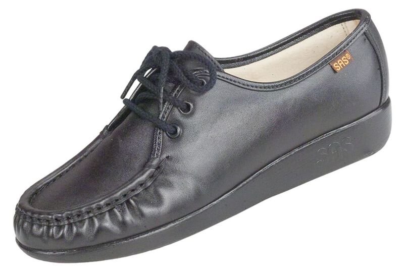 SAS Siesta Lace Up Loafer - Black Black