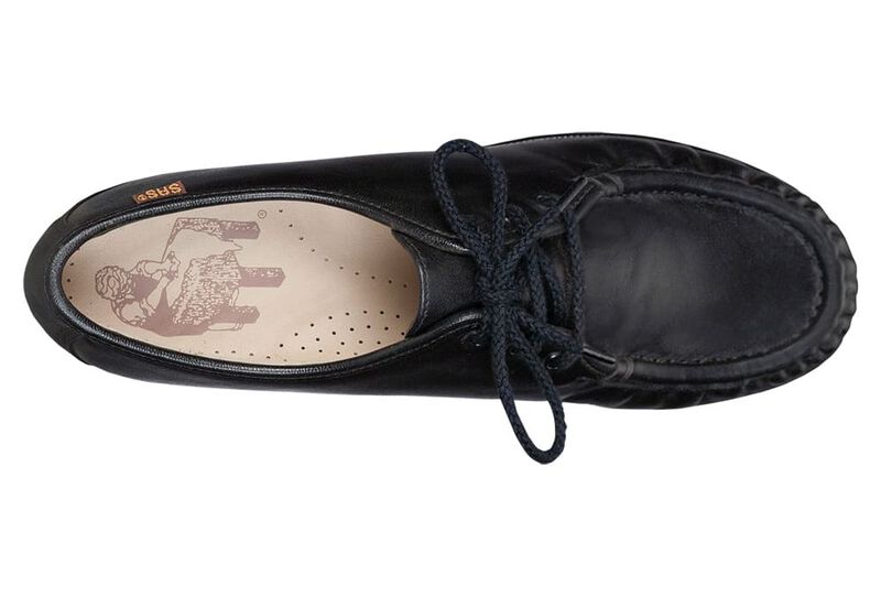 SAS Siesta Lace Up Loafer - Black Black