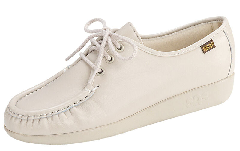 SAS Siesta Lace Up Loafer - Bone