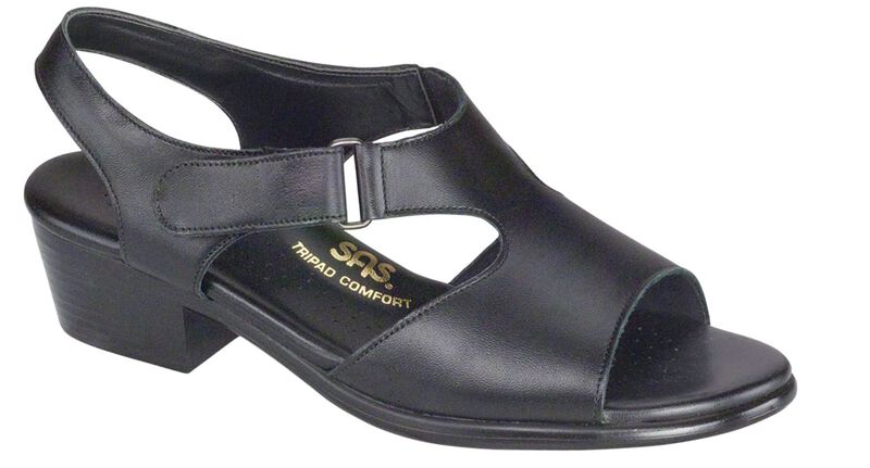 SAS Suntimer Heel Strap Sandal - Black